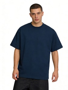 Designer Kleding 300gsm Heren Heavyweight Katoenen T-<span class=keywords><strong>shirts</strong></span> Oversized Drop Shoulder Custom Dames T-<span class=keywords><strong>shirts</strong></span> Met Logo - Product Image 3