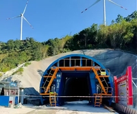 Chariot de coffrage hydraulique à poutres pour tunnels, taille personnalisée pour la construction de tunnels montagneux de formes spéciales