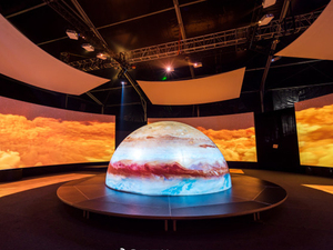 HOT <span class=keywords><strong>Suspension</strong></span> Intérieur P1.86 Personnalisé Sphérique Toute Taille Digital Galaxy Vidéo Mur HD 4K Sphère 360 Degrés Boule Ronde Affichage LED - Product Image 3