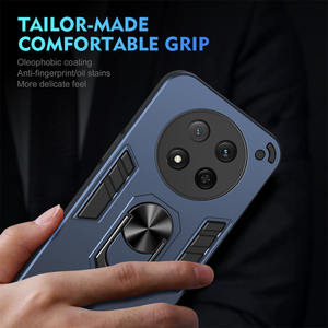 เคสโทรศัพท์มือถือขายส่งสำหรับ Huawei <span class=keywords><strong>Honor</strong></span> X9C X9B 9A 9 Lite Magic 8 Pro พร้อมขาตั้งแบบวงแหวน ดีไซน์บางเฉียบ ป้องกันกล้องอย่างดี - Product Image 4