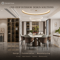 George Group Solusi Satu Atap Desain Interior 3D Kustom dan Manufaktur untuk Vila Apartemen Hotel Restoran