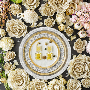 ORIGINAL > Ice Flower Zircon Jewelry <b>Set</b> <b>Necklace</b> <b>and</b> <b>Earrings</b> for Women Wedding <b>Bridal</b> Statement <b>Set</b> - Product Image 2
