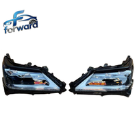 Phare avant à triple LED amélioré pour Lexus LX570 (2016-2021) Version US - Super lumineux 12V avec DRL en forme de L 6000 Lumens