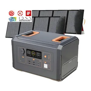 Hot Sale Lithium Battery PowerStations 600W 700W 1200W 2200W Portable Solar Generator Power Station For Home Outdoor Emergency
