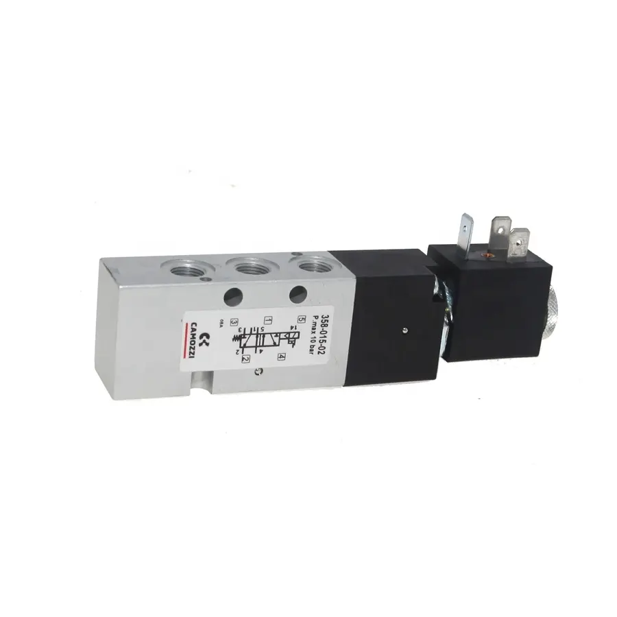 Camozi-Válvula de control solenoide neumática, 35801502 G1/4, 5 puertos, en stock