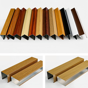 Décoration de <span class=keywords><strong>plafond</strong></span> en bois d'aluminium, aspect bois, plafonds à lattes ondulées en aluminium 3D, <span class=keywords><strong>lames</strong></span> de lattes <span class=keywords><strong>métalliques</strong></span>, design de <span class=keywords><strong>faux</strong></span> <span class=keywords><strong>plafond</strong></span> - Product Image 4