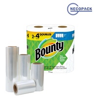 Vente en gros Film d'emballage en plastique transparent étanche Rouleau de film thermorétractable POF transparent Film rétractable en polyoléfine