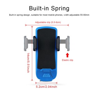 Support de téléphone 4 en 1, 400 Lumen, 4 en 1, chargeur USB, avec 2 LED, batterie d'alimentation, <span class=keywords><strong>klaxon</strong></span> électrique, feu avant de <span class=keywords><strong>vélo</strong></span> - Product Image 6