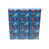 Serviettes hygiéniques jetables en coton A+ avec ailettes, protection anti-fuites et design respirant, absorption normale - Vente en gros