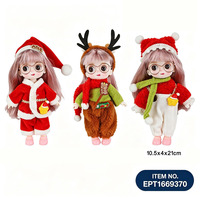 Poupée Lolita tendance EPT 17 cm, ensemble de poupée à corps solide articulé en 13 points de 6 pouces avec yeux 3D réalistes, poupée mignonne à habiller, jouet pour filles, cadeau pour enfants