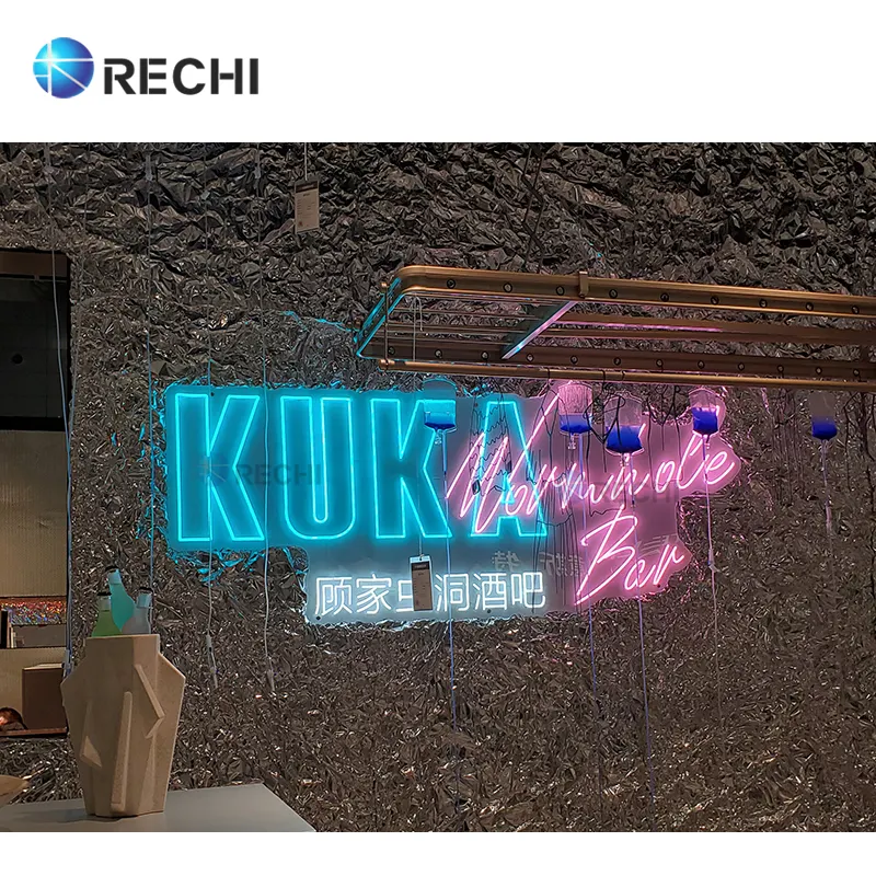 Rechi Winkel Decoratie Reclame Verlichte Neon Led Light Sign Letters Elektronische Neon Teken Voor Birthday Party & Wedding