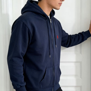 Sudadera con Capucha Ralf Cross-border de Diez Colores, Modelo RL Basic con Logotipo de Caballito Bordado, Estilo Urbano, Unisex, con Cremallera y Logotipo - Product Image 1