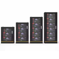 Batterie au lithium-ion Lifepo4 à cycle profond 48V 100Ah à 300Ah pour le stockage d'énergie domestique Système solaire empilable Port de communication CAN