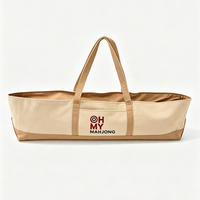 Sac de voyage personnalisé pour Mahjong, sac de transport portable de grande capacité pour tapis, supports, tuiles et accessoires de Mahjong américain