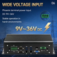 Ordinateur industriel Intel Core I5-8350U avec double écran VGA pour affichage numérique et kiosques en libre-service