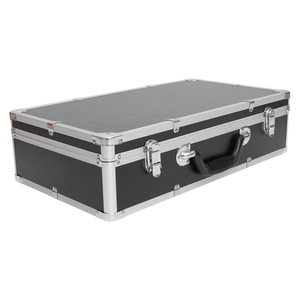 Étui rigide en aluminium personnalisable, boîte de transport portable en métal et nylon avec insert en mousse DIY, stockage OEM ODM - Product Image 1