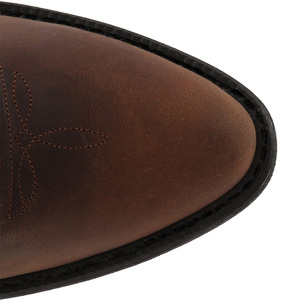 Stivali da Cowboy <span class=keywords><strong>Alti</strong></span> in Legno con Ricami per <span class=keywords><strong>Uomo</strong></span>, Stivali Western Invernali con Tacco Alto - Product Image 5