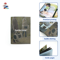 Brochure personnalisée pour fournitures pour animaux de compagnie, reliure à cheval, impression offset sur papier kraft, taille personnalisée acceptée