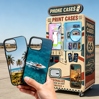 Distributeur automatique d'étuis de téléphone à impression instantanée DIY, machine d'impression d'étuis de téléphone portable, équipement pour petites entreprises pour les centres commerciaux