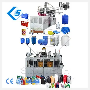 extrusion plastic blowing moulding machine fully automatic high speed extrusion blow molding machine for HDPE PE PP PC PETG LDPE