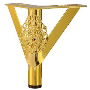 מעווה חלולים עיצוב חלולים אלומיניום settee רגליים איטלקי ספה רגל ספה פטיש רגליים שולחן כרום ברזל רגליים - Product Image 2