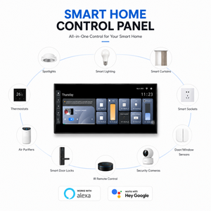 Système de contrôle intelligent pour maison connectée compatible Google Home, Zigbee et Wi-Fi, avec interrupteurs télécommandés intégrés - Product Image 2