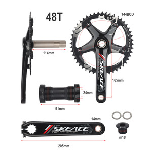 Juego de Bielas Skeace 48T 144BCD con Plato Integrado Hueco y Brazo de Biela de 165 mm para Bicicleta - Product Image 1