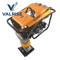 Petit compacteur vibratoire 6,5 CV à essence, peseur vibratoire léger de 65 kg pour travaux en tranchées étroites