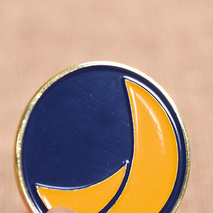 Badge en métal émaillé personnalisé, circulaire, sans nickel, cadeau d'entreprise - Product Image 4