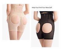 Belle femme Shaper sous-vêtement taille haute hanche pantalon avec maille respiration pleine hanche couverture étanche PP Base corps façonnage