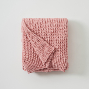 Sıcak satış 100% mikrofiber peluş bulanık waffle örgü atmak için ev dekorasyon kanepe NR - Product Image 4