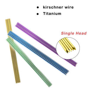 Instrumentos ortopédicos veterinarios de acero inoxidable de una sola cabeza TitaniumSteel Kirschner Wire 10 pcs/<span class=keywords><strong>set</strong></span> Juego de instrumentos quirúrgicos generales - Product Image 2