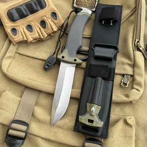 OEM سكين شفرة ثابتة تكتيكية مع مقبض ABS غمد نايلون للصيد في الهواء الطلق ديي جيب بالجملة - Product Image 1