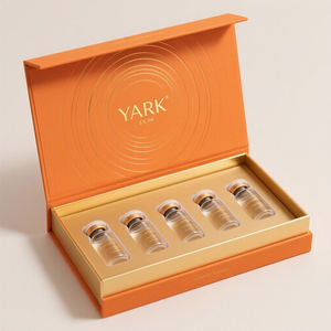 Caja Magnética de Papel de Alta Gama Personalizada, Laminación Mate, Cartón Rígido, Empaque Magnético para Regalos, Cosméticos, Vitaminas y Artículos para el Cuidado de la Piel - Product Image 1