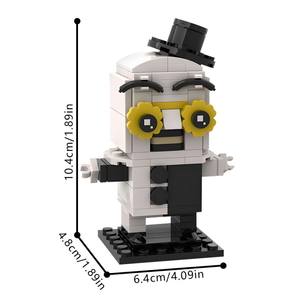 Funbuild Videojuegos MOC-200246 Mini Figura de Acción de Art the Clown Juego de Construcción con Bloques para Niños Juguetes de Ladrillos Terrifier Brickhead - Product Image 6