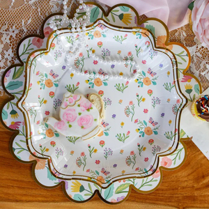 Vaisselle de fête personnalisée Décorations de table Vaisselle jetable pour fournitures de fête Assiettes et gobelets en papier personnalisés - Product Image 6
