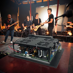 Mô-đun khuếch đại công suất cao hai kênh chuyên nghiệp cho loa siêu trầm hoạt động 4ohm 8Ohm Loa mảng dòng kim loại - Product Image 6