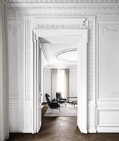 Base de chaise pivotante semi-finie en acier minimaliste avec insert en mousse de polyuréthane moulée, composant de chaise de bureau