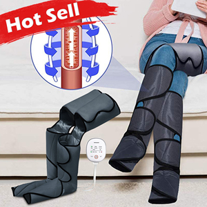 Masajeador de Piernas con Calor y Compresión de Aire para Pies, Pantorrillas y Muslos, para Aliviar el Dolor y Mejorar la Circulación, con Control Remoto, Modelo ST-501B - Product Image 1