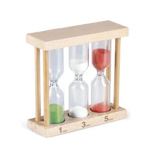 Sablier multi-fonctions en bambou, gadgets durables - Product Image 1