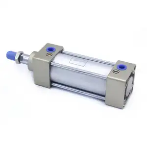 Single Rod Double Action Aluminum Alloy Small Spring Pneumatic Air Cylinder