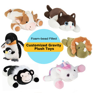 Cadeau personnalisé pour enfants Jouet en peluche animal chauffant au micro-ondes Jouet en peluche sensoriel lesté pour soulager l'anxiété des enfants - Product Image 2