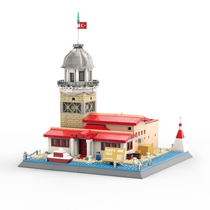 Wange 5229 Gioco Educativo Fai-da-Te, Modello della Torre di Istanbul in Plastica ABS da 200 Pezzi, Blocchi da Costruzione Ispirati alla <span class=keywords><strong>Turchia</strong></span> - Product Image 3