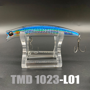 Antique <span class=keywords><strong>Hunter</strong></span> TMD-1023 Popper pour Perche Leurre de Surface 110mm/15g Flottant Minnow Wobblers de Roulement pour le brochet thon Basse Tueur - Product Image 4