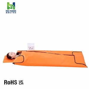 Couverture de sauna infrarouge portable, sauna sec d'intérieur, corps entier, 3 zones, infrarouge lointain, pierres de jade et de tourmaline, couverture enveloppante de sauna - Product Image 1