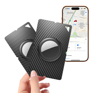 <span class=keywords><strong>Oem</strong></span>/ODM sợi carbon trường hợp thẻ thông minh cho airtag sang trọng chống mất ví và Hộp bảo vệ với bảo vệ màn hình vật liệu TPU - Product Image 5