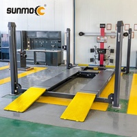 Máquina de Alineación de Ruedas 3D SAMFD SM-V2+, Ajuste Universal, Multivoltaje, Servicio Automotriz, Alineación de Cuatro Ruedas 3D