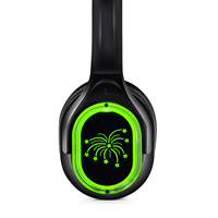 Casque sans fil silencieux pour discothèque, DJ, avec LED, portée effective de 500 m, 2 ou 3 canaux, RF998B