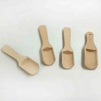 Scoops Cuillères pour Bocaux Sels de Bain Bonbons Grain de Café Mini Cuillère en Bambou Polyvalente Cuillères en Bois pour Sels de Bain