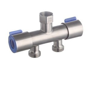 ตัวเปลี่ยนทิศทางน้ำก๊อกน้ำ 1 ต่อ 2 อะแดปเตอร์วาล์วน้ำ 4 ทาง สแตนเลส ติดตั้งง่าย สำหรับเครื่องซักผ้าและล้างรถ - Product Image 4